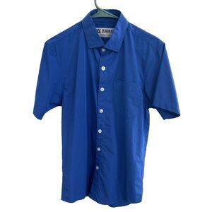 🔥Dixxon Blue Flannel Co Button-up Short Slv Men's XS, Performance Bamboo Series